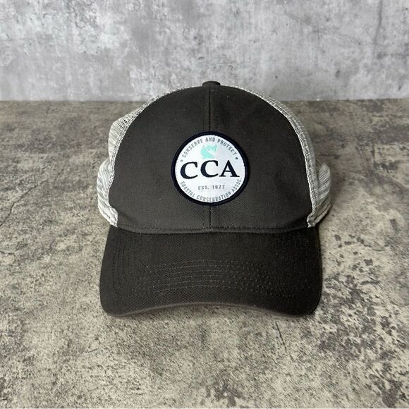 CCA Coastal‎ Conservation Association Fish Trucker Snapback Hat Cap Gray OS - Picture 1 of 10